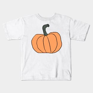 Pumpkin Autumn Halloween Design Kids T-Shirt